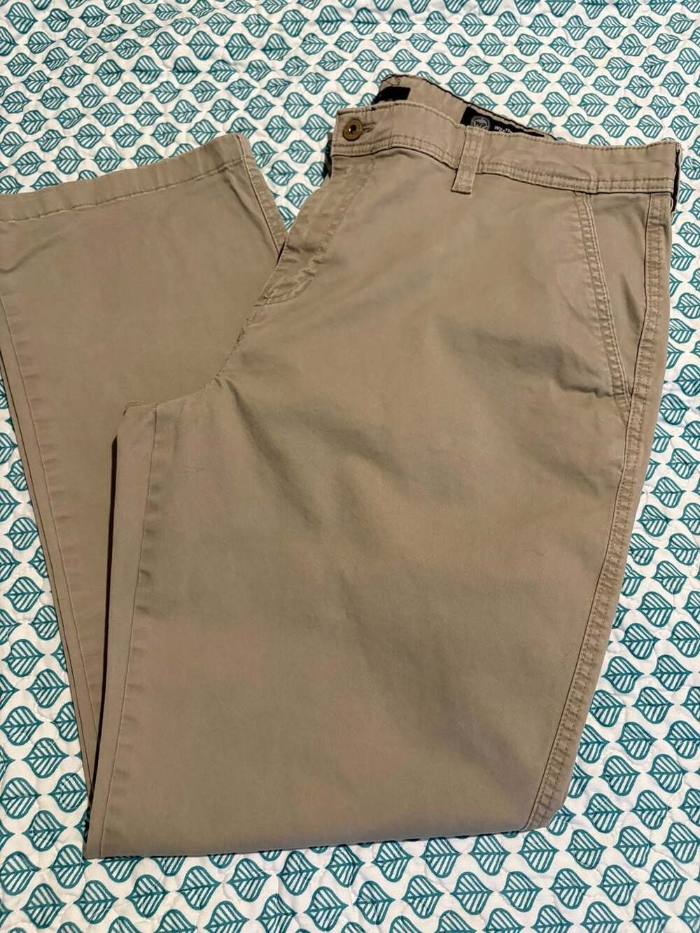 Weatherproof Khaki Chino Pants Men's Size 42W x 32L